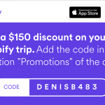 Cabify discount code DENISB483 for your first cab ride in Montevideo, Uruguay