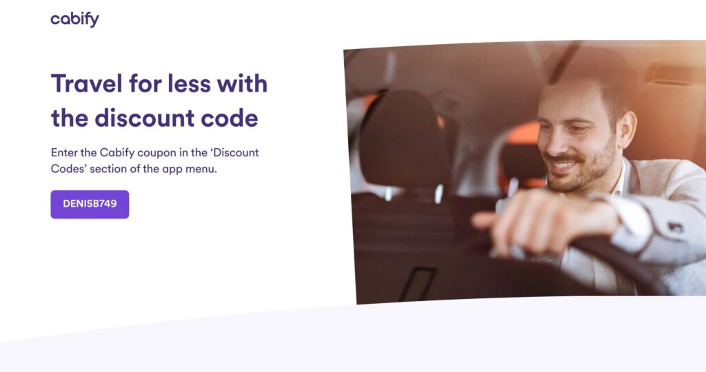 Cabify Peru Lima coupon code discount refer a friend